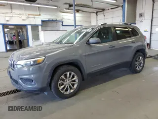 2021 Jeep Cherokee Latitude Plus with VIN 1C4PJMLB5MD166948, listed as a Copart auction lot 55790705 with 60,015 mi miles and Salvage title. Bid and sale history available at DreamBid. Image 1.
