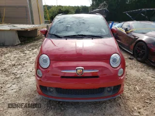 2013 FIAT 500 Abarth with VIN 3C3CFFJH0DT648891, listed as a Copart auction lot 69580054 with 69,507 mi miles and Salvage Title. Bid and sale history available at carsss.com. Image 5.