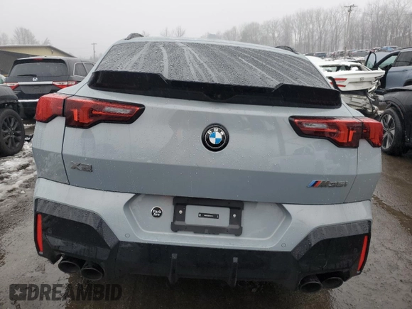 2024 BMW X2 M35i with VIN WBX83GM08R5Z46721, listed as a Copart auction lot 84721724 with 5,872 mi miles and Salvage Title. Bid and sale history available at carsss.com. Image 6.