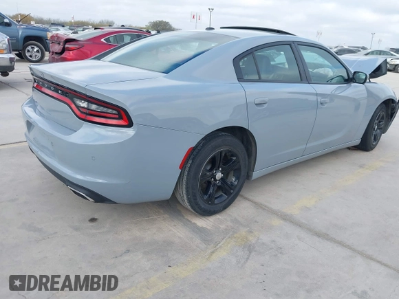 2021 Dodge Charger SXT with VIN 2C3CDXBG3MH536483, listed as a IAAI auction lot 41777952 with 83,435 mi miles and . Bid and sale history available at DreamBid. Image 4.