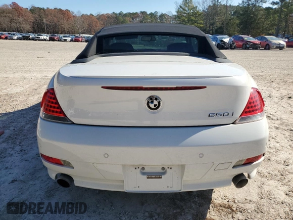 2007 BMW 6 Series 650i with VIN WBAEK13517CN80698, listed as a Copart auction lot 83331764 with 122,563 mi miles and Clean Title. Bid and sale history available at DreamBid. Image 6.