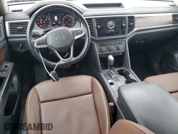 2021 Volkswagen Atlas SE with VIN 1V2JP2CA0MC524266, listed as a Copart auction lot 88960715 with 58,438 mi miles and Non repairable. Bid and sale history available at DreamBid. Image 8.