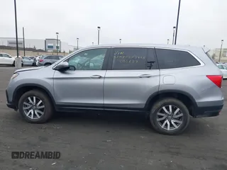 2019 Honda Pilot EX-L with VIN 5FNYF6H54KB055687, listed as a IAAI auction lot 42050539 with 50,989 mi miles and . Bid and sale history available at carsss.com. Image 15.