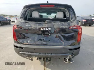 2022 Kia Telluride EX with VIN 5XYP3DHC6NG251537, listed as a Copart auction lot 54061075 with 16,931 mi miles and Salvage Title. Bid and sale history available at carsss.com. Image 6.
