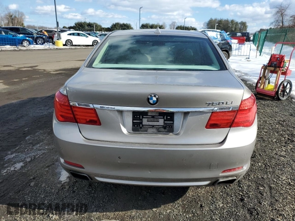 2010 BMW 7 Series 750Li xDrive with VIN WBAKC8C56AC431445, listed as a Copart auction lot 44895215 with 140,663 mi miles and Clean Title. Bid and sale history available at DreamBid. Image 6.