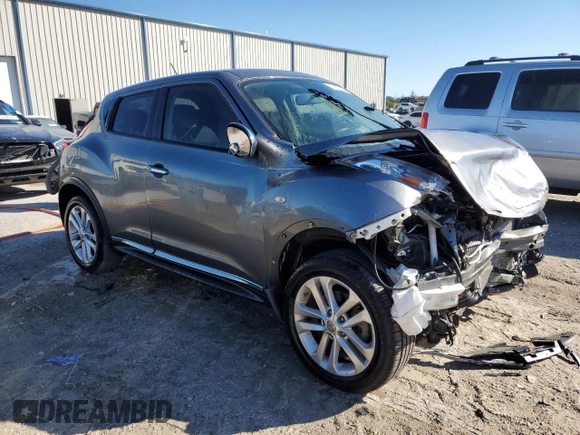 2012 Nissan Juke SL with VIN JN8AF5MR1CT117568, listed as a Copart auction lot 83303774 with 71,890 mi miles and Salvage Title. Bid and sale history available at carsss.com. Image 4.