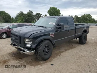 2008 Ford F-250 XL with VIN 1FTSX21R58EA56513, listed as a Copart auction lot 61448355 with 209,560 mi miles and Salvage title. Bid and sale history available at DreamBid. Image 1.