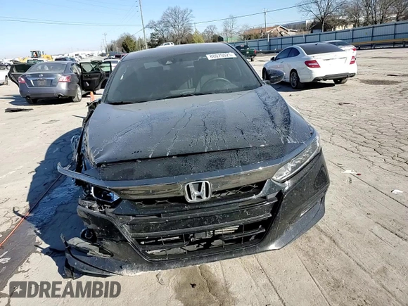 2019 Honda Accord Sedan Sport 1.5T with VIN 1HGCV1F39KA025659, listed as a Copart auction lot 88070025 with 82,708 mi miles and Salvage Title. Bid and sale history available at carsss.com. Image 14.