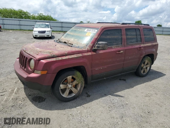 2015 Jeep Patriot Latitude with VIN 1C4NJPFA3FD240611, listed as a Copart auction lot 56467035 with Not provided miles and Salvage title. Bid and sale history available at DreamBid. Image 1.