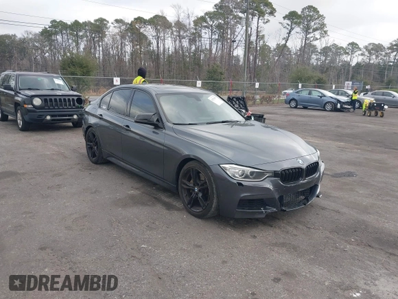 2014 BMW 3 Series 335i with VIN WBA3A9C56EF479564, listed as a IAAI auction lot 41578397 with 136,637 mi miles. Bid and sale history available at carsss.com. Image 1.