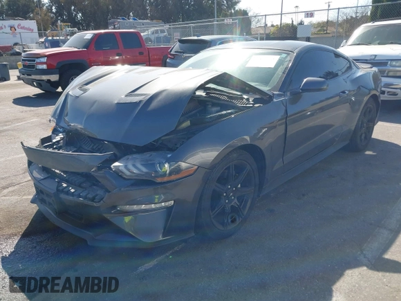 2019 Ford Mustang EcoBoost with VIN 1FA6P8TH8K5106195, listed as a IAAI auction lot 41688821 with 64,306 mi miles and . Bid and sale history available at carsss.com. Image 17.