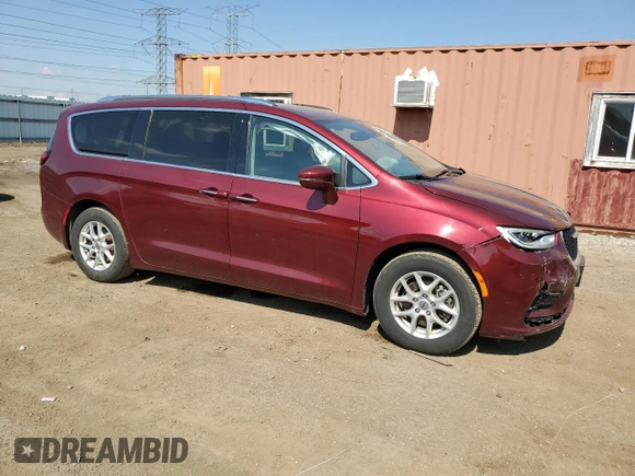 2021 Chrysler Pacifica Touring L with VIN 2C4RC1BG3MR528173, listed as a Copart auction lot 50229055 with 97,158 mi miles and Salvage Title. Bid and sale history available at DreamBid. Image 4.