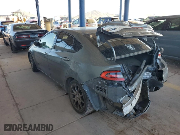 2013 Dodge Dart SXT with VIN 1C3CDFBA4DD324839, listed as a Copart auction lot 54192195 with 156,729 mi miles and Salvage Title. Bid and sale history available at carsss.com. Image 2.