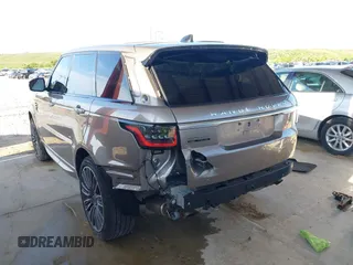 2021 Land Rover Range Rover Sport Autobiography z VIN SALWV2SE5MA777265, wystawiony jako IAAI lot #42397888 z przebiegiem 60 287 mil mil oraz . Historia ofert i sprzedaży dostępna na DreamBid. Obrazek 3.