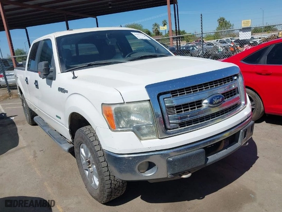 2013 Ford F-150 XL with VIN 1FTFW1ET2DKF80282, listed as a IAAI auction lot 41851799 with 283,190 mi miles. Bid and sale history available at carsss.com. Image 1.