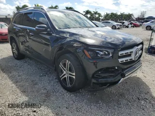 2021 Mercedes-Benz GLS with VIN 4JGFF5KE2MA566039, listed as a Copart auction lot 60915512 with 15,746 mi miles. Bid and sale history available at carsss.com. Image 1.