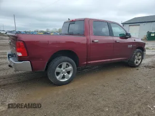2017 Ram 1500 Big Horn with VIN 1C6RR7LM2HS878833, listed as a Copart auction lot 55676235 with 169,990 mi miles and Clean title. Bid and sale history available at DreamBid. Image 3.