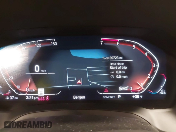 2019 BMW 3 Series 330i xDrive with VIN WBA5R7C56KAJ86102, listed as a IAAI auction lot 41368114 with 89,723 mi miles. Bid and sale history available at carsss.com. Image 7.