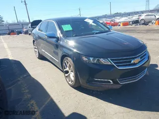 2018 Chevrolet Impala Premier with VIN 2G1125S37J9173405, listed as a IAAI auction lot 41701380 with 137,596 mi miles. Bid and sale history available at carsss.com. Image 1.