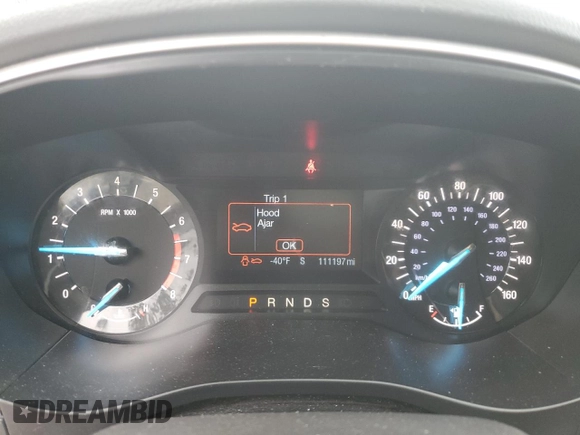 2015 Ford Fusion SE with VIN 3FA6P0H72FR190227, listed as a Copart auction lot 60090595 with 111,197 mi miles and Salvage title. Bid and sale history available at DreamBid. Image 9.