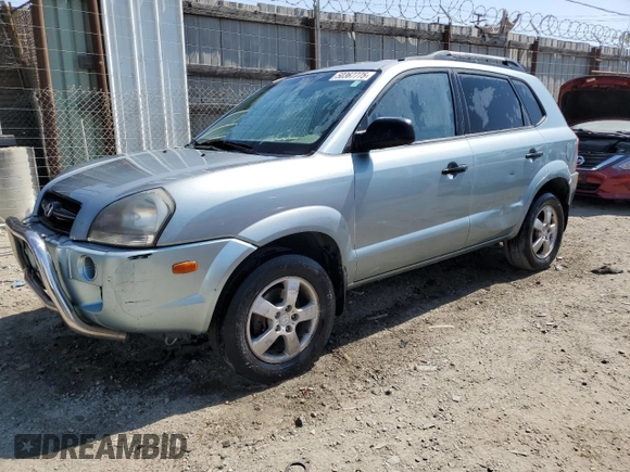 2007 Hyundai Tucson GL with VIN KM8JM72B97U574675, listed as a Copart auction lot 50367775 with 191,883 mi miles and Clean Title. Bid and sale history available at carsss.com. Image 1.