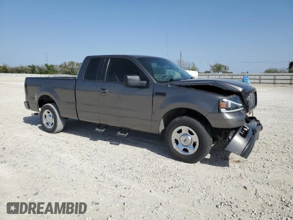 2005 Ford F-150 STX with VIN 1FTRX12W45NB48009, listed as a Copart auction lot 50351005 with 0 mi miles and Salvage Title. Bid and sale history available at carsss.com. Image 4.