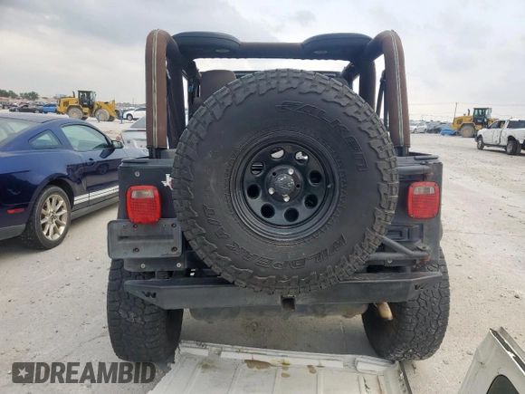 2005 Jeep Wrangler X with VIN 1J4FA39S25P367360, listed as a Copart auction lot 57504365 with 112,125 mi miles and Salvage title. Bid and sale history available at DreamBid. Image 6.