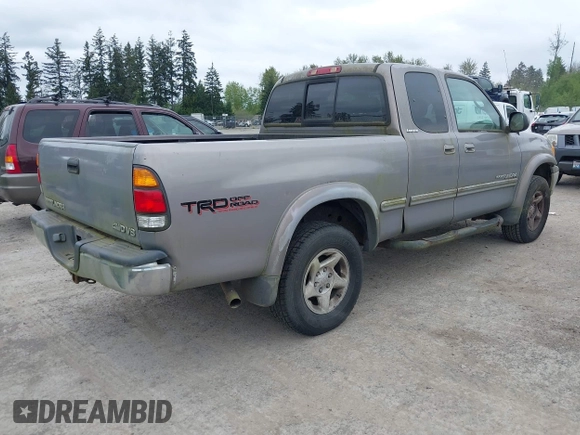 2000 Toyota Tundra Limited with VIN 5TBBT481XYS068716, listed as a IAAI auction lot 42105380 with 281,055 mi miles. Bid and sale history available at carsss.com. Image 4.