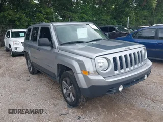 2017 Jeep Patriot Sport SE with VIN 1C4NJPBA4HD166706, listed as a IAAI auction lot 42742602 with 144,442 mi miles and . Bid and sale history available at DreamBid. Image 1.
