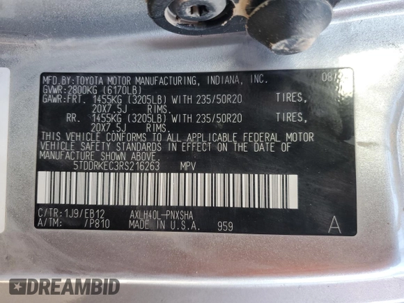 2024 Toyota Sienna XSE with VIN 5TDDRKEC3RS216263, listed as a Copart auction lot 77866434 with 0 mi miles and Salvage Title. Bid and sale history available at carsss.com. Image 14.