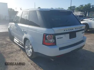 2012 Land Rover Range Rover Sport SC with VIN SALSH2E48CA711333, listed as a IAAI auction lot 42113410 with 116,250 mi miles. Bid and sale history available at carsss.com. Image 3.