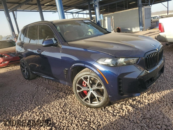 2025 BMW X5 sDrive40i with VIN 5UX13EU00S9X87029, listed as a Copart auction lot 47133705 with 8,616 mi miles and Salvage Title. Bid and sale history available at carsss.com. Image 4.
