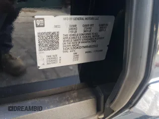 2021 GMC Yukon XL SLT with VIN 1GKS2GKD7MR451511, listed as a Copart auction lot 69013344 with 123,317 mi miles and Salvage Title. Bid and sale history available at carsss.com. Image 13.