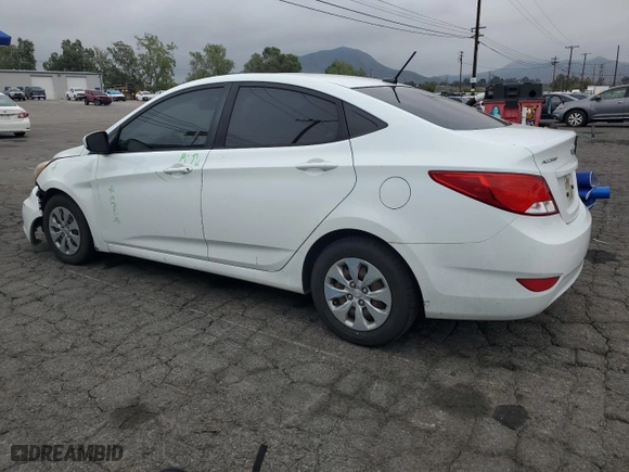 2016 Hyundai Accent SE with VIN KMHCT4AE9GU962740, listed as a Copart auction lot 53553055 with 134,145 mi miles and Salvage Title. Bid and sale history available at carsss.com. Image 2.
