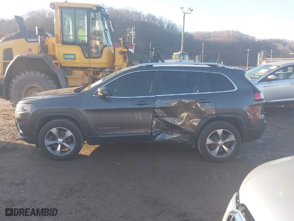 2019 Jeep Cherokee Limited with VIN 1C4PJMDX1KD488784, listed as a IAAI auction lot 41506218 with 75,785 mi miles. Bid and sale history available at carsss.com. Image 14.
