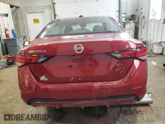 2020 Nissan Sentra SV with VIN 3N1AB8CV1LY309302, listed as a Copart auction lot 49122345 with Not Provided miles and Salvage Title. Bid and sale history available at DreamBid. Image 6.