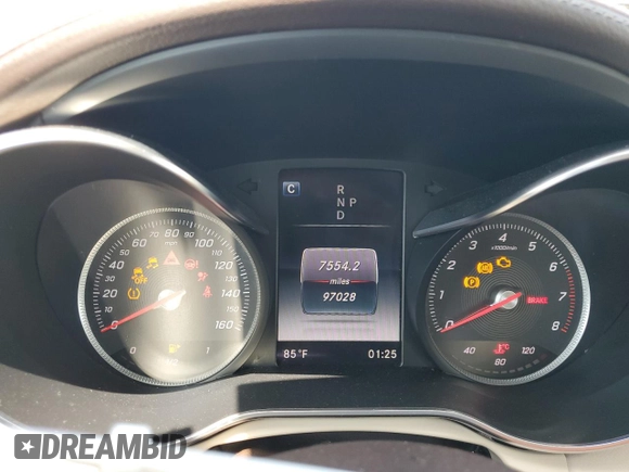 2015 Mercedes-Benz C-Class C 300 Luxury with VIN 55SWF4KB7FU041541, listed as a Copart auction lot 52970535 with 97,028 mi miles and Salvage Title. Bid and sale history available at carsss.com. Image 9.