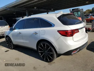 2016 Acura MDX with VIN 5FRYD3H25GB006398, listed as a Copart auction lot 88150515 with 115,596 mi miles and Clean Title. Bid and sale history available at carsss.com. Image 2.