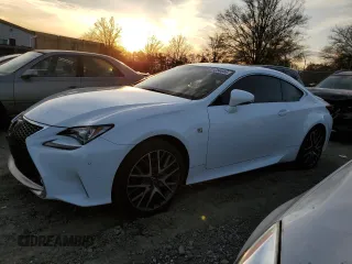 2017 Lexus RC with VIN JTHSM5BC6H5002401, listed as a Copart auction lot 81254444 with 55,934 mi miles and Salvage Title. Bid and sale history available at carsss.com. Image 1.