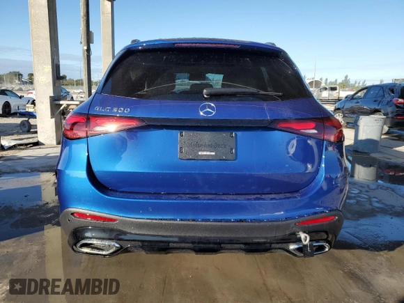 2025 Mercedes-Benz GLC with VIN W1NKM4GB8SF262627, listed as a Copart auction lot 52363885 with 3,398 mi miles and Salvage Title. Bid and sale history available at carsss.com. Image 6.
