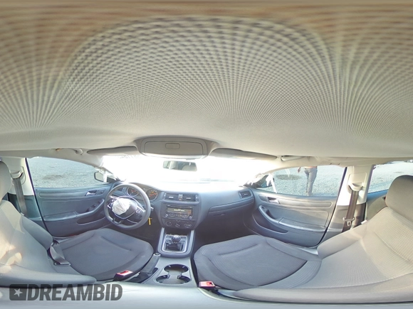 2015 Volkswagen Jetta S with VIN 3VW1K7AJ6FM201628, listed as a Copart auction lot 58118465 with 95,360 mi miles and Salvage title. Bid and sale history available at DreamBid. Image 14.