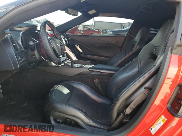 2015 Chevrolet Corvette Z51 2LT with VIN 1G1YK2D78F5123114, listed as a Copart auction lot 85503114 with 58,452 mi miles and Salvage title. Bid and sale history available at DreamBid. Image 7.