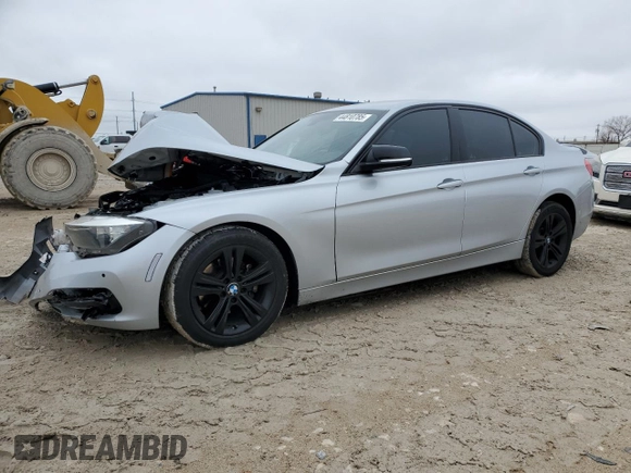 2016 BMW 3 Series 328i with VIN WBA8E9G55GNU29218, listed as a Copart auction lot 44810785 with 0 mi miles and Salvage Title. Bid and sale history available at carsss.com. Image 1.