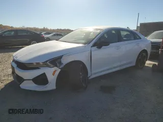 2024 Kia K5 GT-Line with VIN 5XXG64J25RG266503, listed as a Copart auction lot 81345994 with 9,646 mi miles and Salvage Title. Bid and sale history available at carsss.com. Image 1.