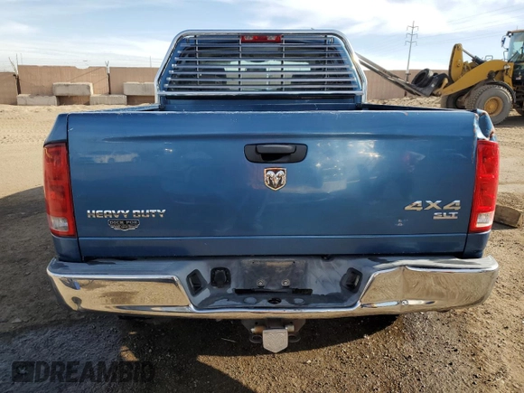 2005 Dodge 2500 SLT z VIN 3D7KS28C85G834667, wystawiony jako Copart lot #55074255 z przebiegiem 115 912 mil mil oraz Szkoda całkowita • Salvage title. Historia ofert i sprzedaży dostępna na DreamBid. Obrazek 6.