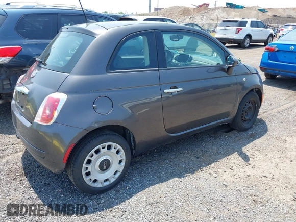 2016 FIAT 500 Pop z VIN 3C3CFFAR0GT120913, wystawiony jako IAAI lot #42420104 z przebiegiem 126 778 mil mil oraz . Historia ofert i sprzedaży dostępna na DreamBid. Obrazek 4.