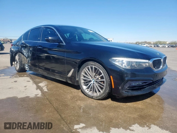 2018 BMW 5 Series 530i with VIN WBAJA5C56JWA37218, listed as a Copart auction lot 49632555 with Not Provided miles and Clean Title. Bid and sale history available at DreamBid. Image 4.
