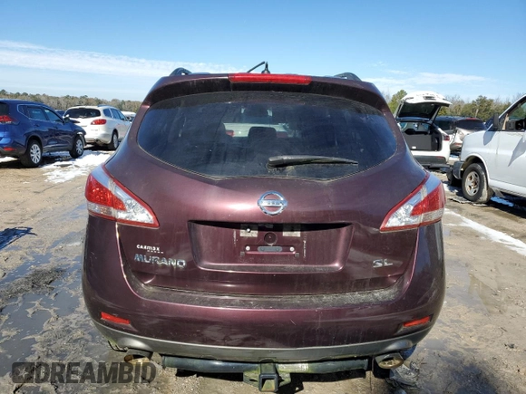 2014 Nissan Murano LE with VIN JN8AZ1MU0EW410092, listed as a Copart auction lot 41996355 with 151,394 mi miles and Clean Title. Bid and sale history available at carsss.com. Image 6.