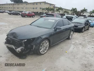 2017 Audi A4 Premium Plus with VIN WAULNAF45HN023722, listed as a Copart auction lot 89049365 with 47,934 mi miles and Salvage Title. Bid and sale history available at carsss.com. Image 1.