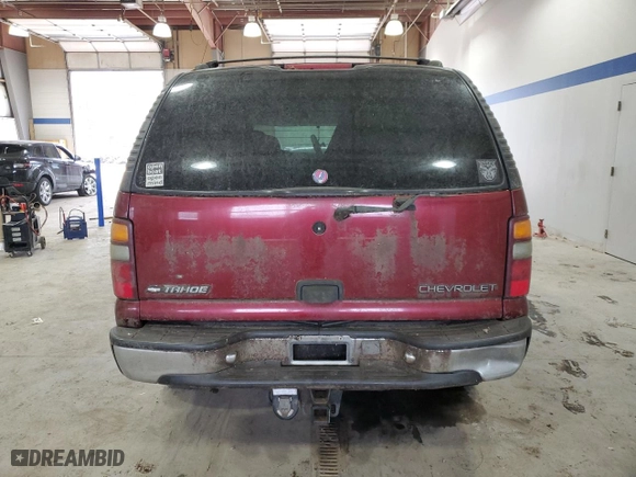 2001 Chevrolet Tahoe LS with VIN 1GNEK13T81R148073, listed as a Copart auction lot 87404234 with 0 mi miles and Clean Title. Bid and sale history available at carsss.com. Image 6.